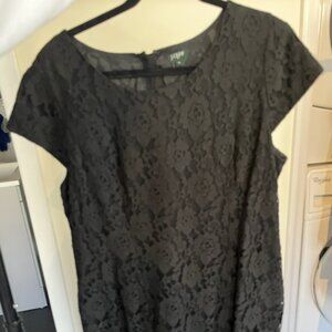 J.Crew Black Lace dress